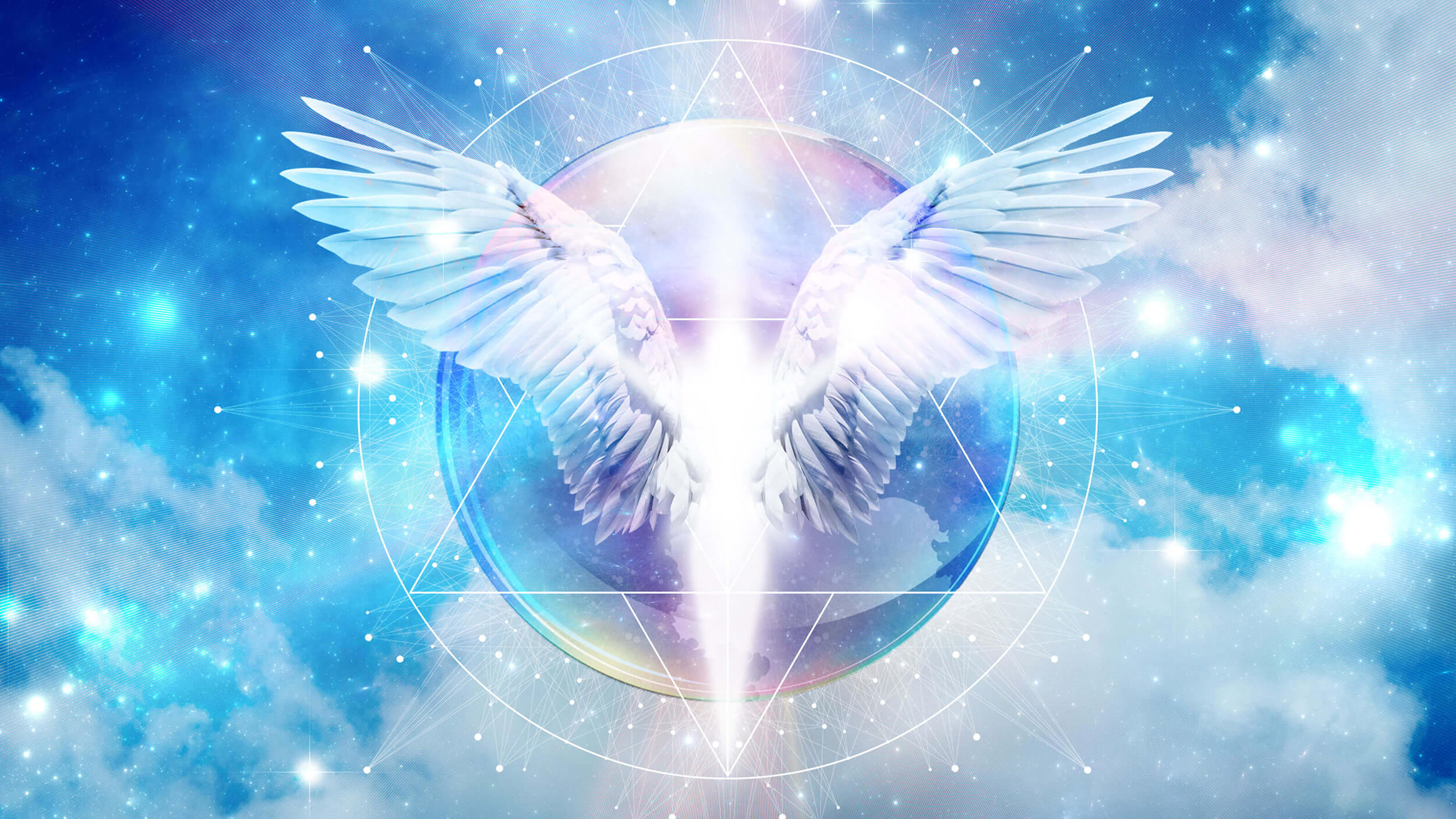 An Angel With The Cosmos
