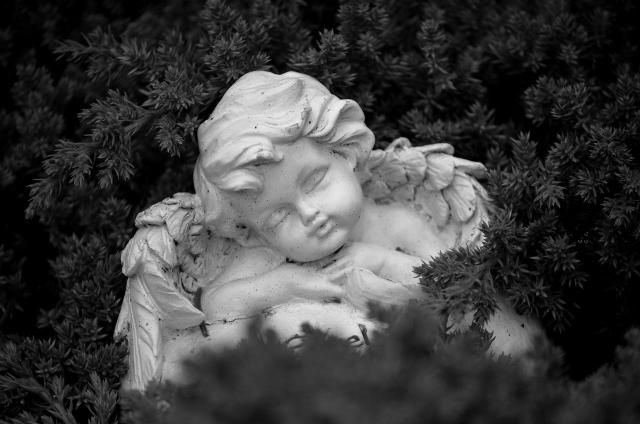 A White Angel Figurine