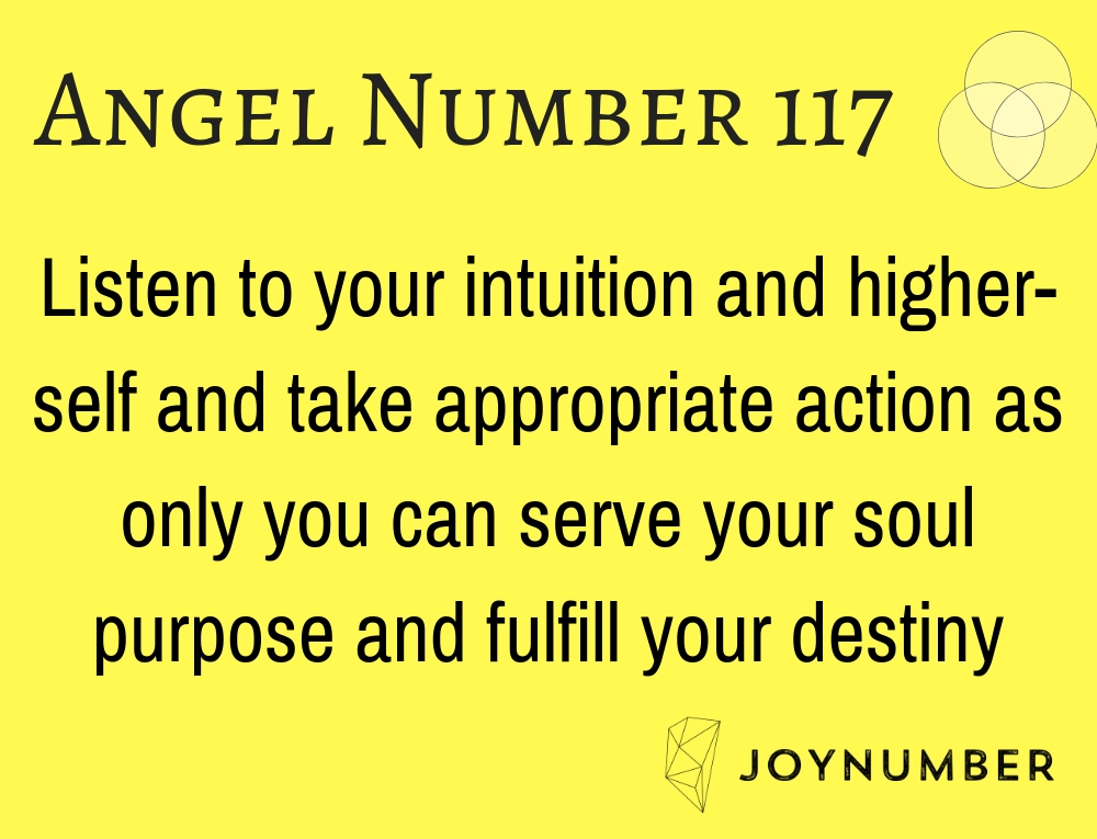 Angel number 117 doreen virtue