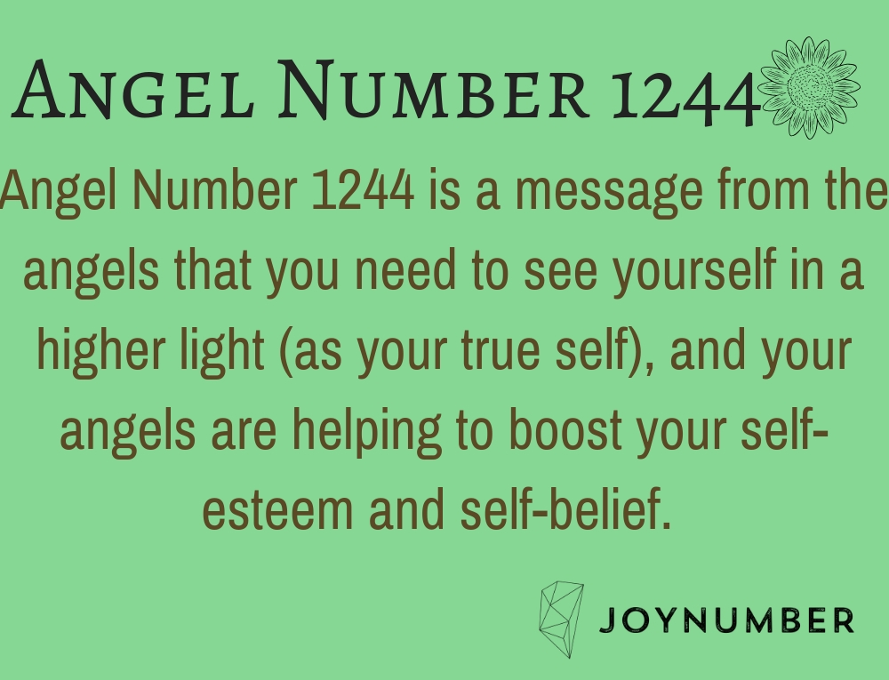 1244 angel number love