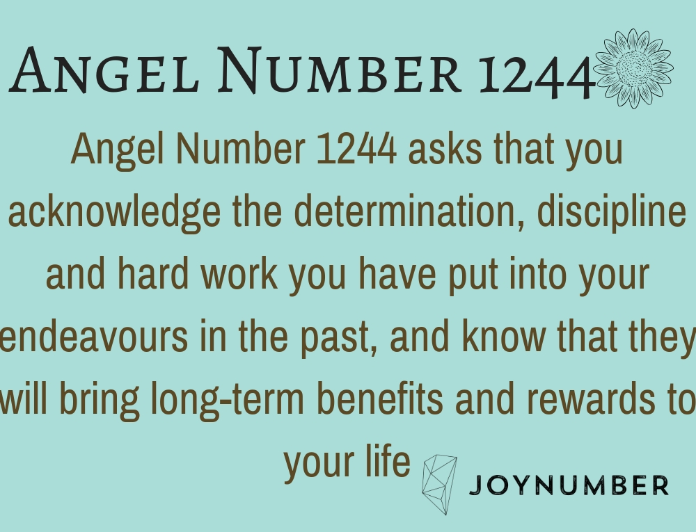 Numerology number 1244 meaning