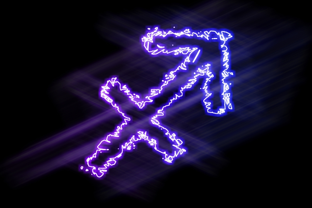 Sagittarius zodiac sign, Violet Glow, Horoscope Astrology, Sagittarius